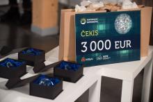 3000 eur čekis