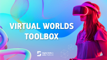 &quot;Virtual Worlds&quot; priemonių dėžutės dekoratyvinis vaizdas
